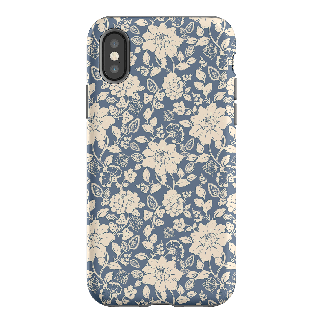 Blue Garden Printed Phone Cases iPhone XS / Armoured by Kasiags Art - The Dairy