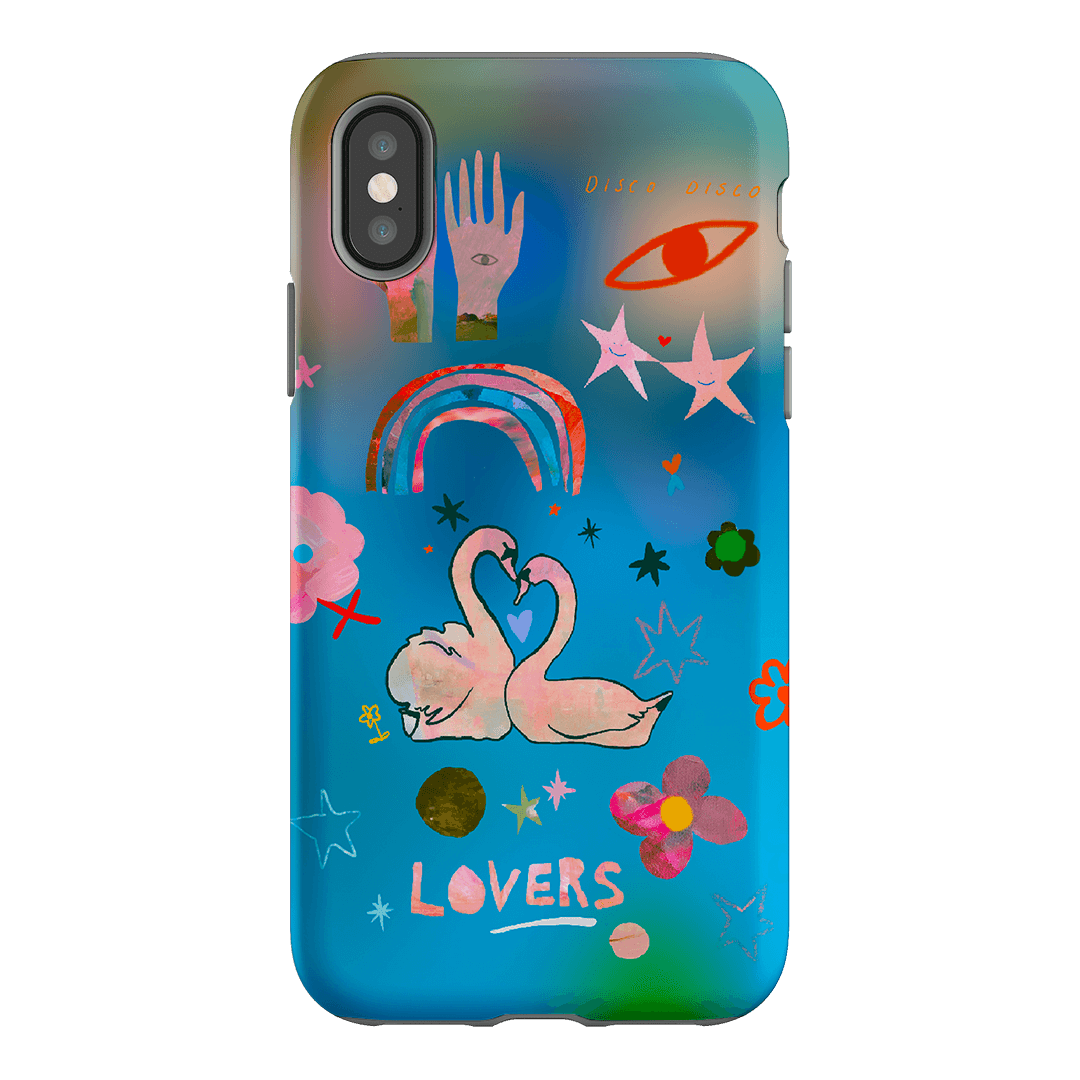 Blue Swan Printed Phone Cases iPhone XS / Armoured by Kate Eliza - The Dairy