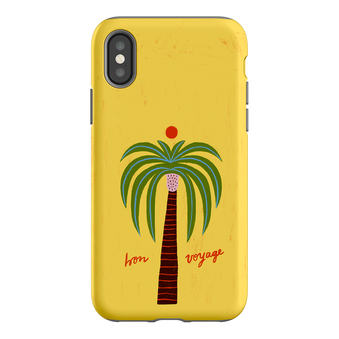 Bon Voyage Yellow Printed Phone Cases iPhone XS / Armoured by Marie Faurrite - The Dairy