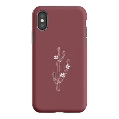 Cactus Flower Printed Phone Cases iPhone XS / Armoured by Typoflora - The Dairy
