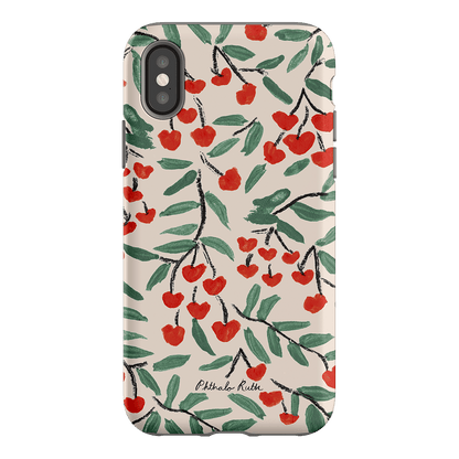 Cherry Love Printed Phone Cases iPhone XS / Armoured by Phthalo Ruth - The Dairy