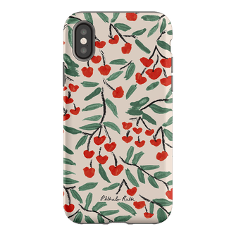 Cherry Love Printed Phone Cases iPhone XS / Armoured by Phthalo Ruth - The Dairy