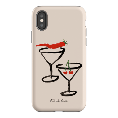Chilli Cherry Printed Phone Cases by Phthalo Ruth - The Dairy