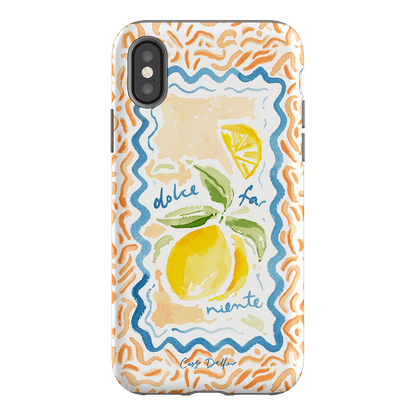 Dolce Far Niente Printed Phone Cases iPhone XS / Armoured by Cass Deller - The Dairy