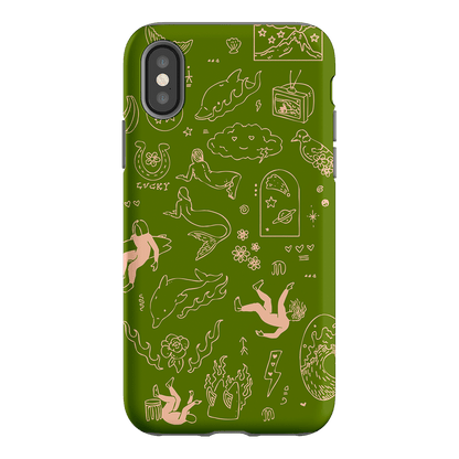 Easty Flash Green Printed Phone Cases iPhone XS / Armoured by Easty Beasty - The Dairy