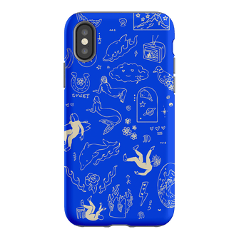 Easty Flash Blue Printed Phone Cases iPhone XS / Armoured by Easty Beasty - The Dairy