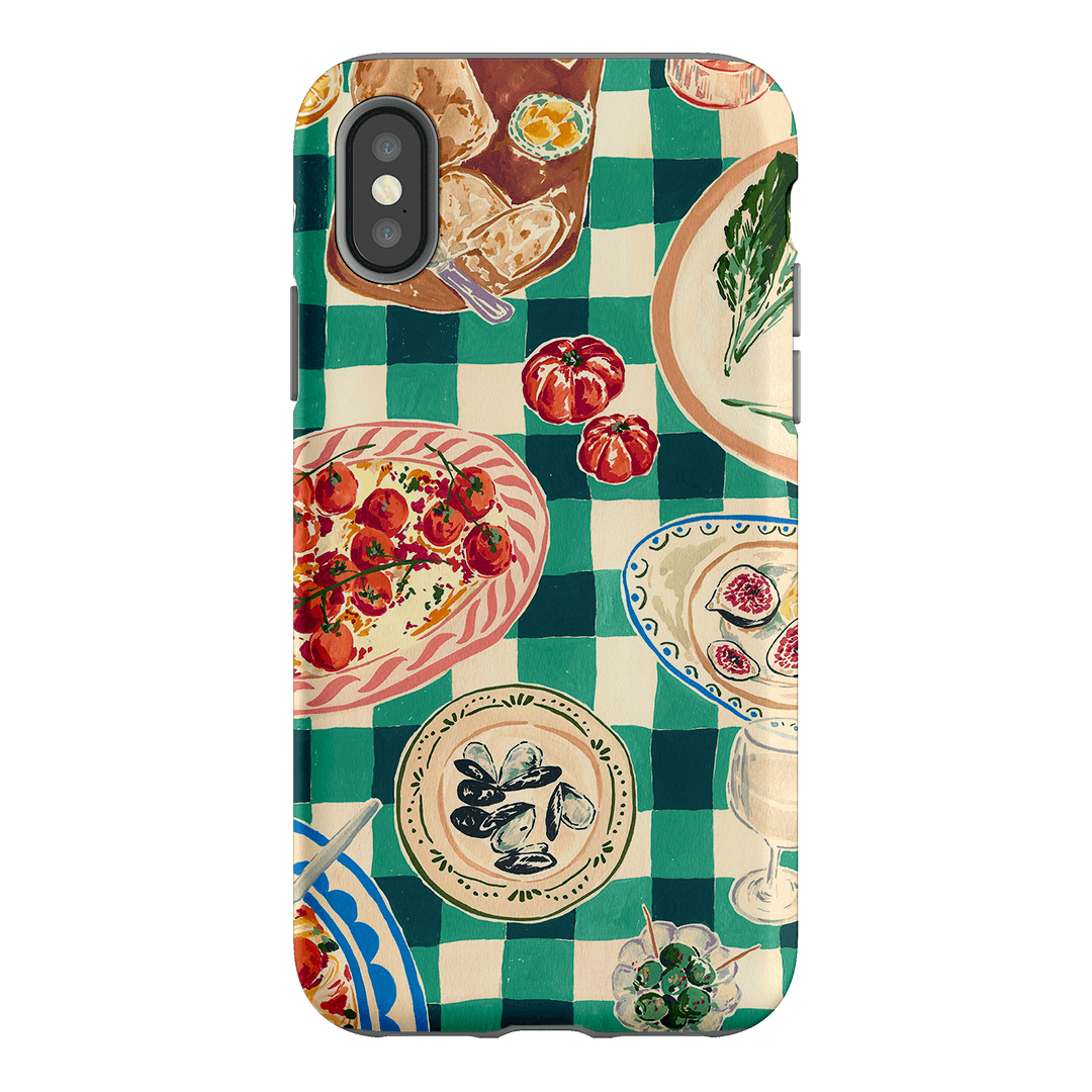 Evening Alfresco Printed Phone Cases iPhone XS / Armoured by Charlie Taylor - The Dairy