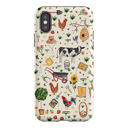 Farm Stay Printed Phone Cases iPhone XS / Armoured by BG. Studio - The Dairy