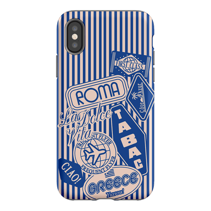 Frequent Flyer Printed Phone Cases iPhone XS / Armoured by The Dairy - The Dairy