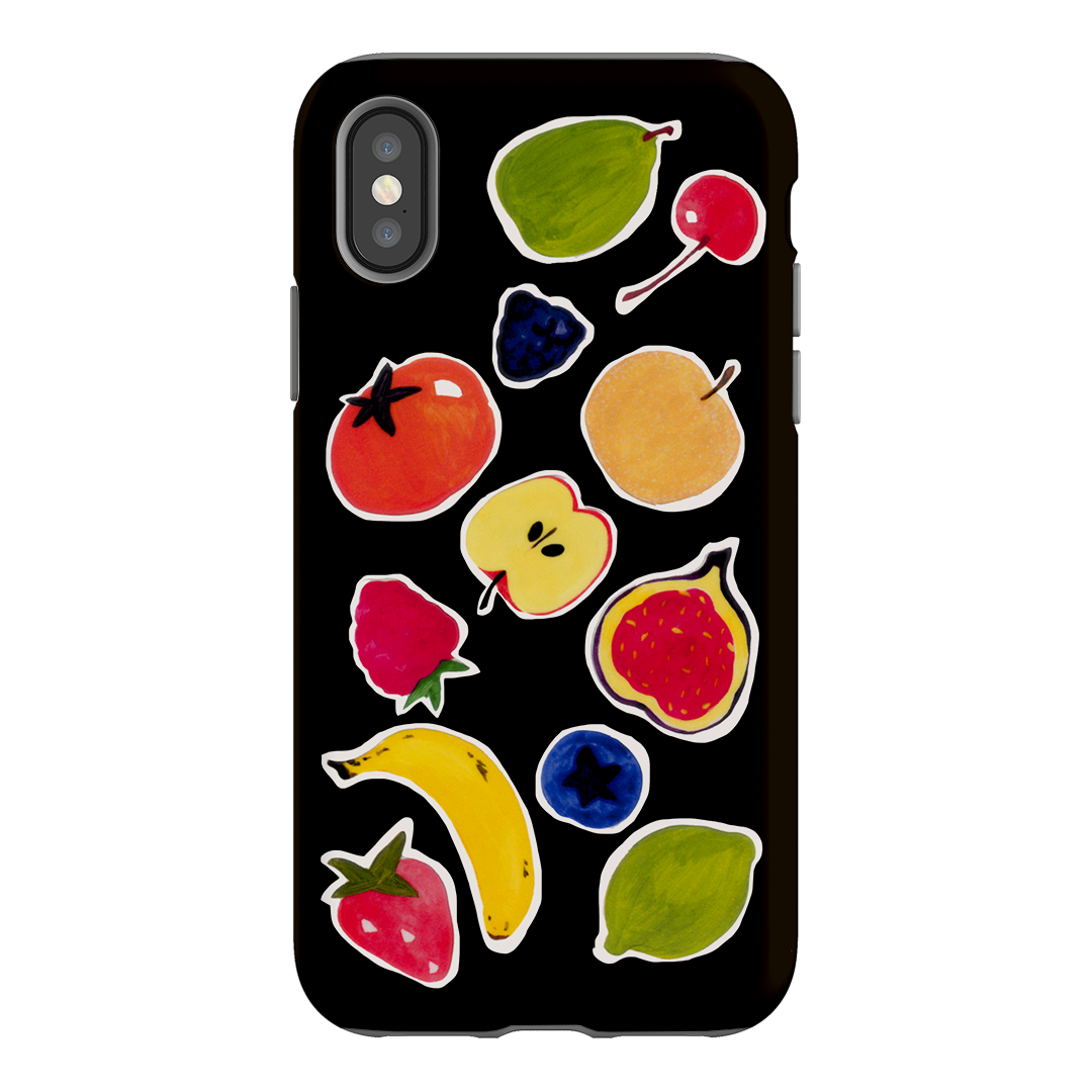 Fruit Stickers Printed Phone Cases iPhone XS / Armoured by Studio Bon - The Dairy