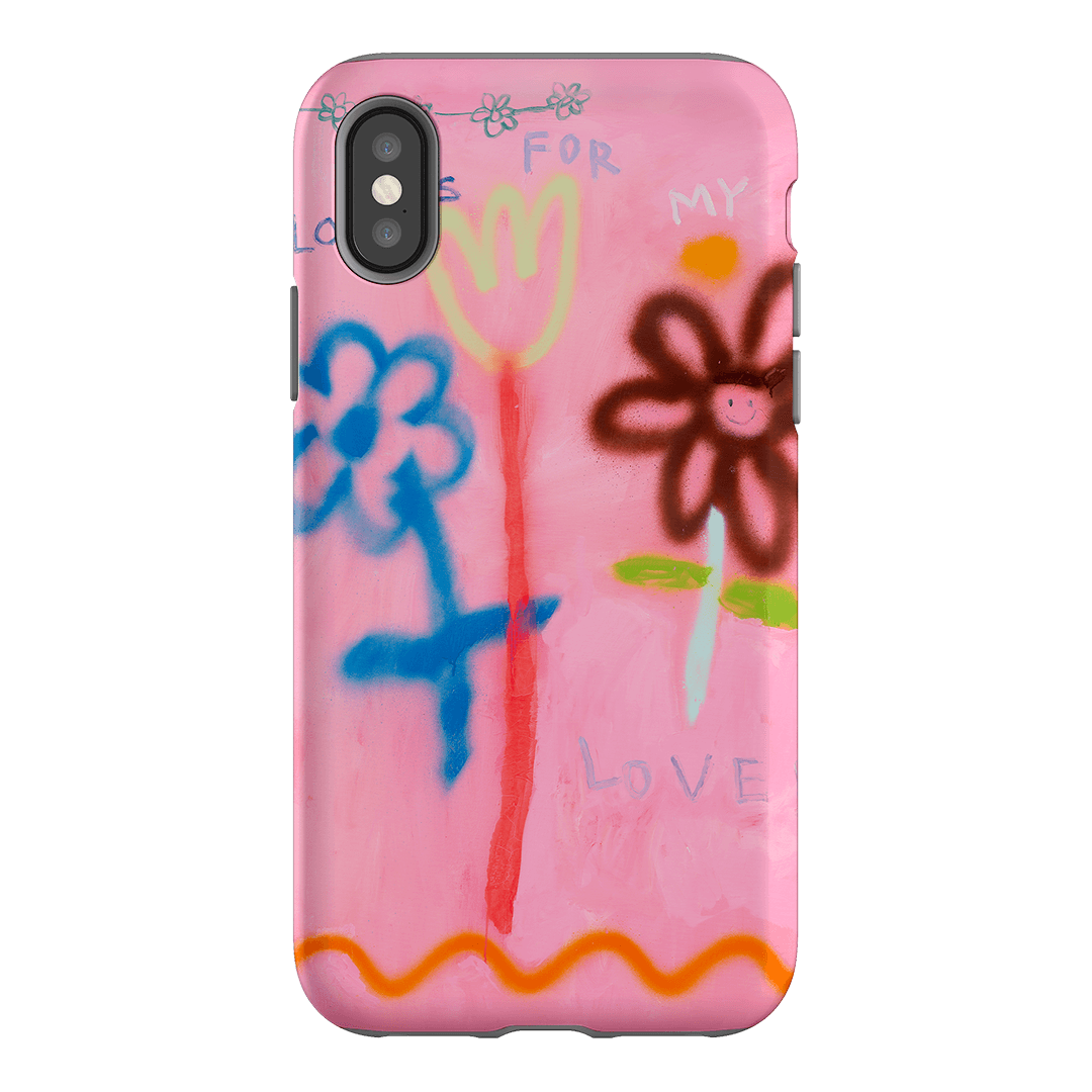 Flowers Printed Phone Cases iPhone XS / Armoured by Kate Eliza - The Dairy