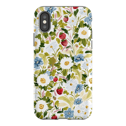Garden Strawberries Printed Phone Cases iPhone XS / Armoured by Ellie Mae - The Dairy