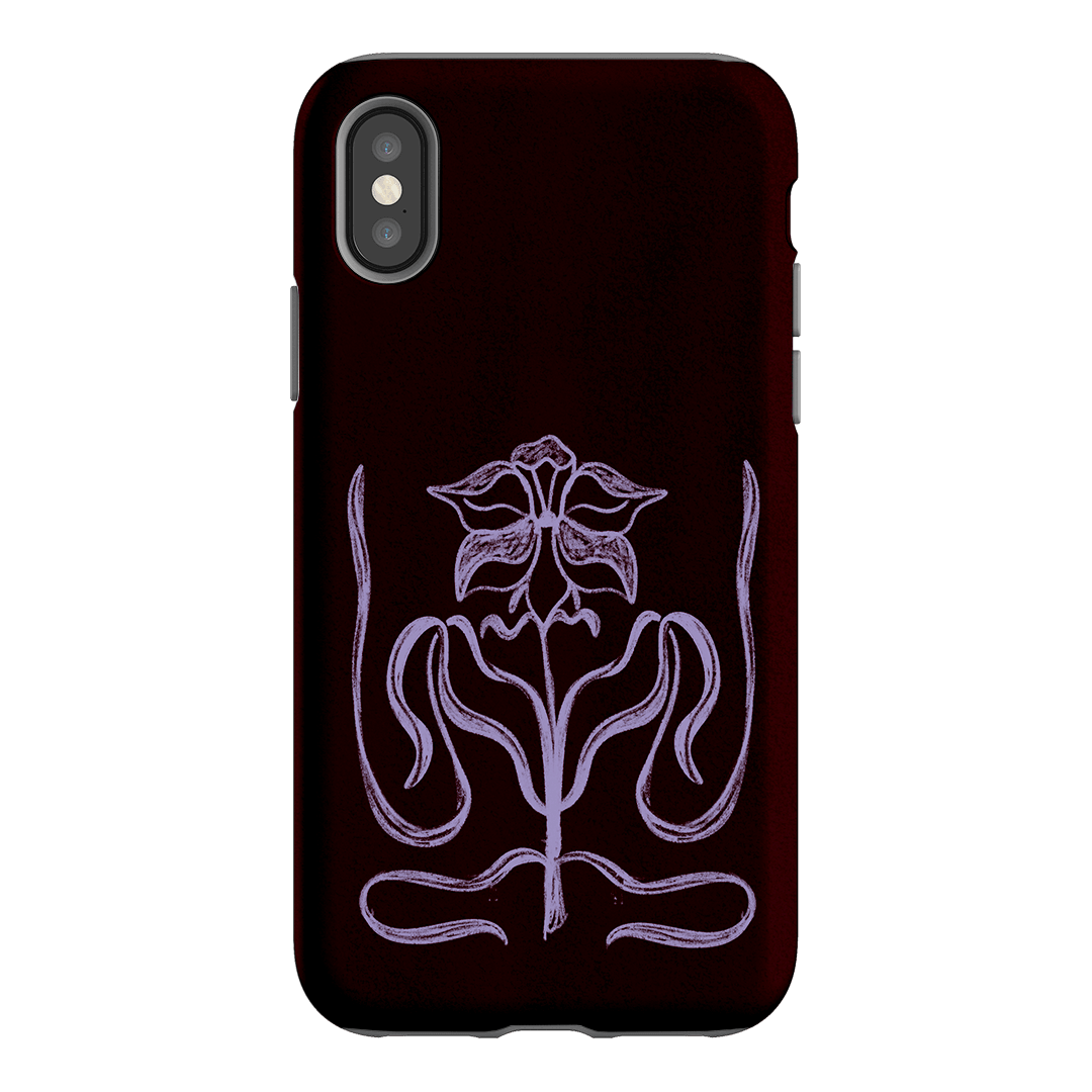 Growth Burgundy Printed Phone Cases by The Dairy - The Dairy