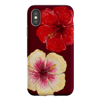 Hibiscus Flower Printed Phone Cases iPhone XS / Armoured by BG. Studio - The Dairy