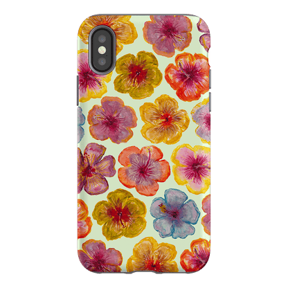 Hibiscus Holiday Sorbet Printed Phone Cases iPhone XS / Armoured by BG. Studio - The Dairy