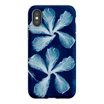 Hibiscus Cyanotype Printed Phone Cases iPhone XS / Armoured by Sally Hungerford - The Dairy