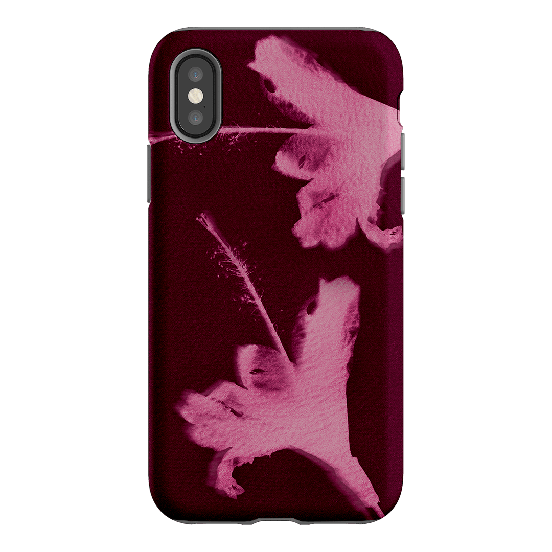 Hibiscus Glow Printed Phone Cases iPhone XS / Armoured by Sally Hungerford - The Dairy