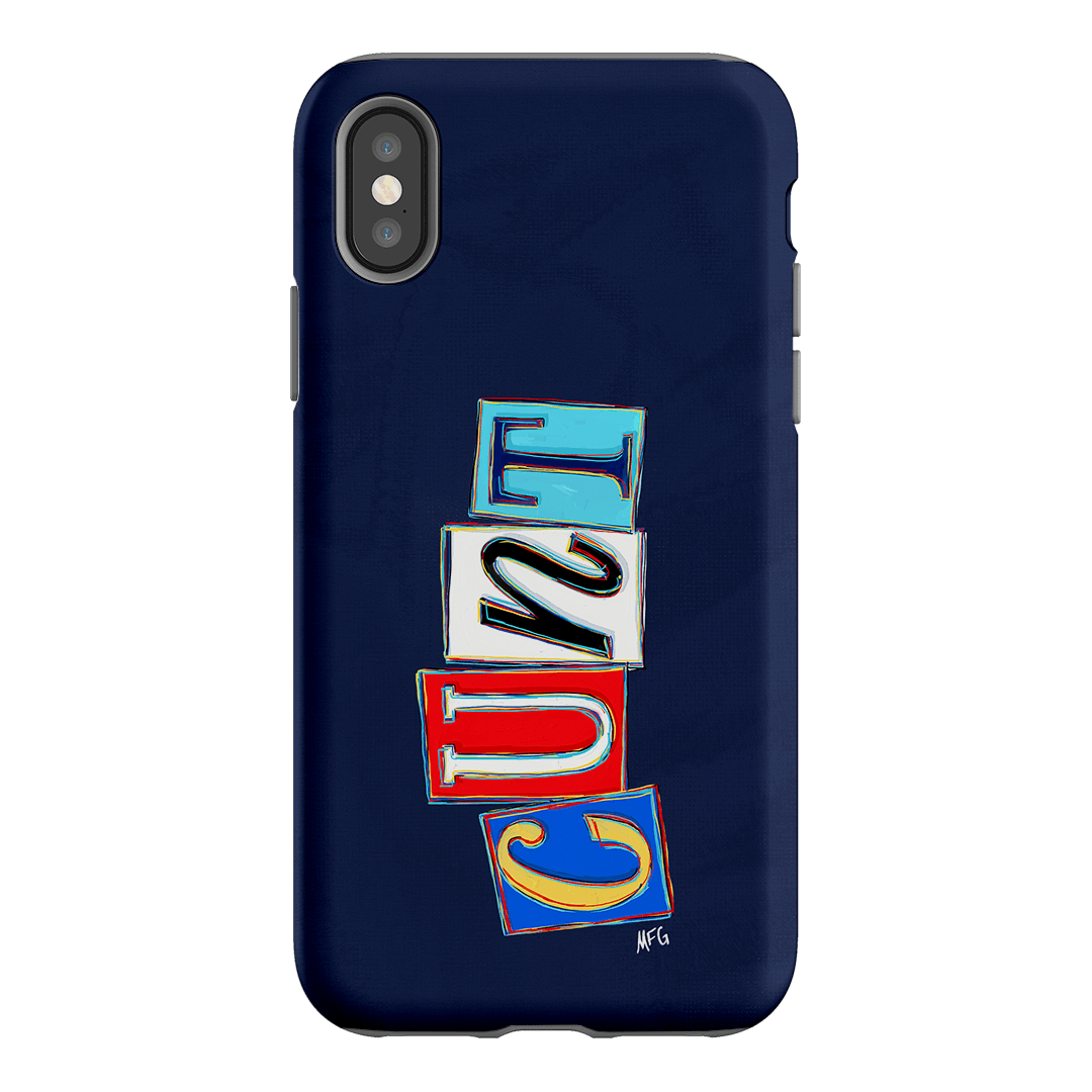 Lil Cnts Blue Printed Phone Cases iPhone XS / Armoured by Margarbs Art - The Dairy