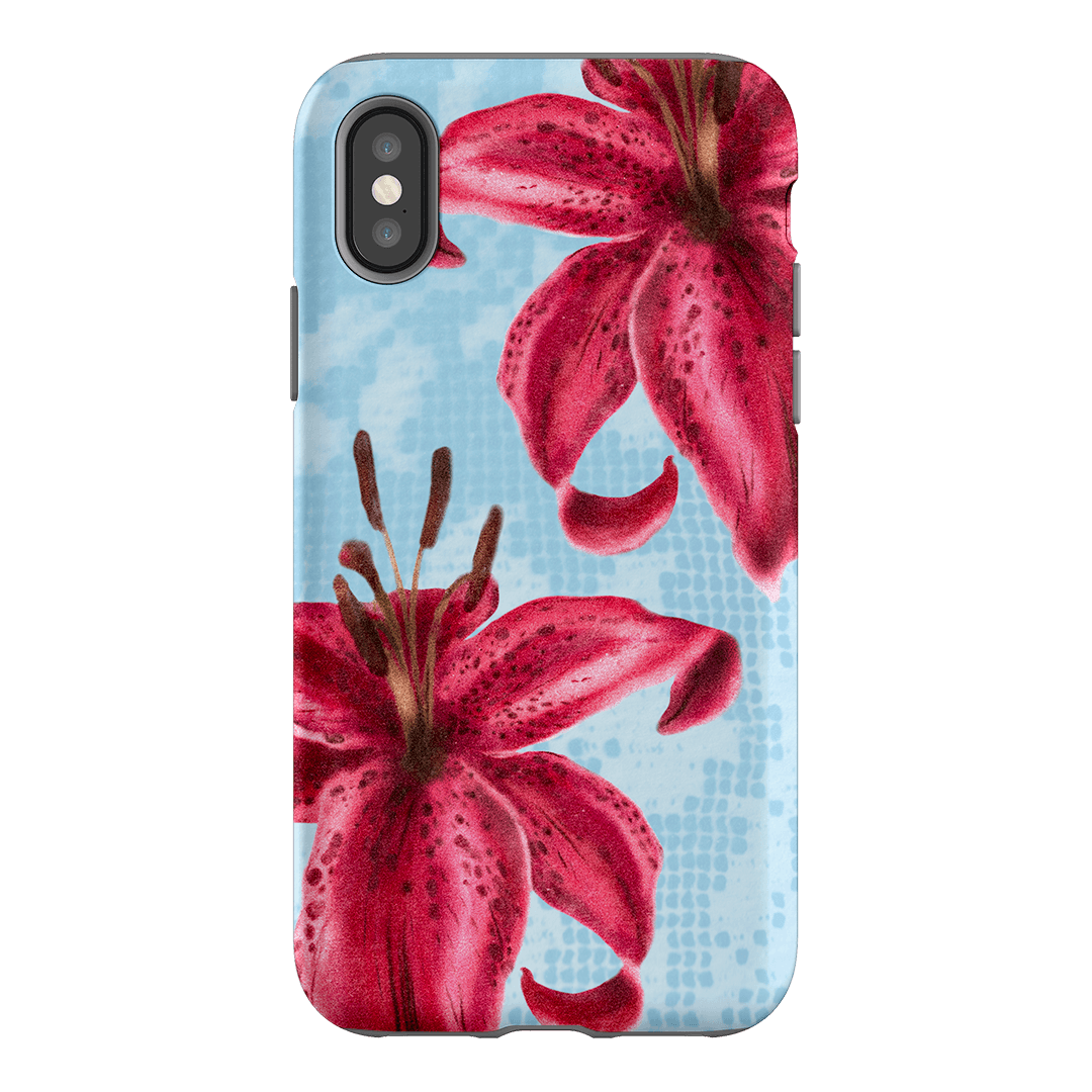 Lillies Printed Phone Cases iPhone XS / Armoured by Sally Hungerford - The Dairy