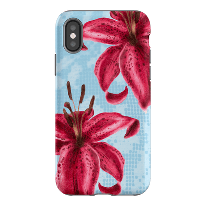 Lillies Printed Phone Cases iPhone XS / Armoured by Sally Hungerford - The Dairy