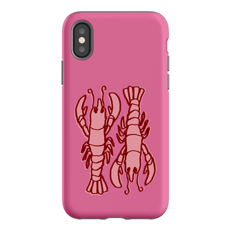 Lobster Love Pink Printed Phone Cases iPhone XS / Armoured by The Dairy - The Dairy