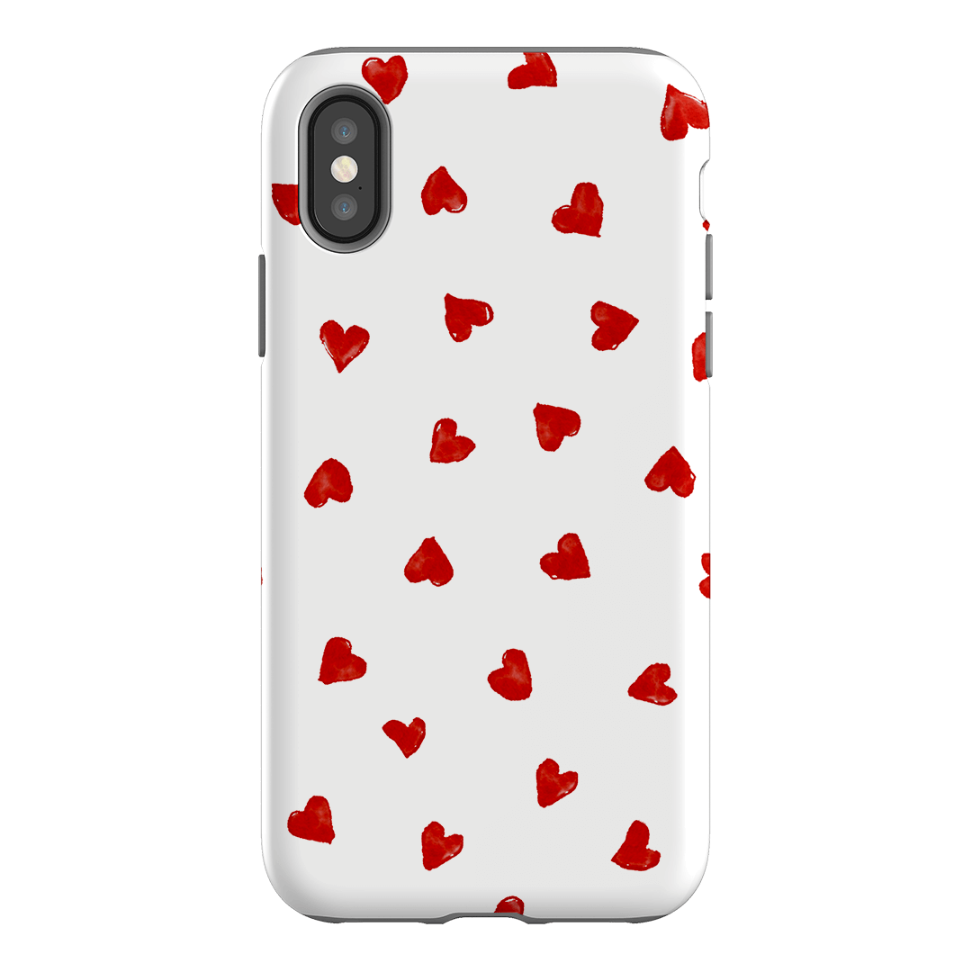 Love Hearts Printed Phone Cases iPhone XS / Armoured by Oak Meadow - The Dairy
