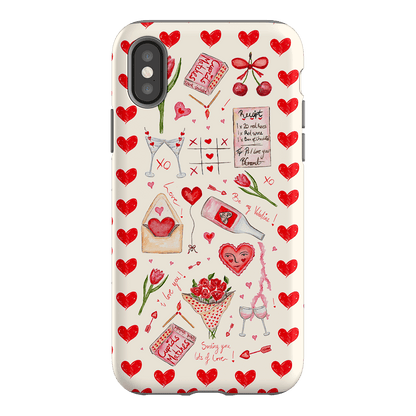Love Note Printed Phone Cases iPhone XS / Armoured by BG. Studio - The Dairy