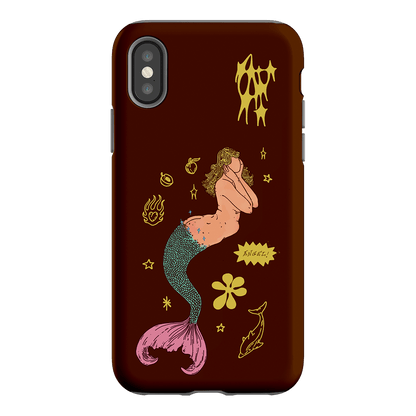 Mimi Chocolate Printed Phone Cases iPhone XS / Armoured by Easty Beasty - The Dairy