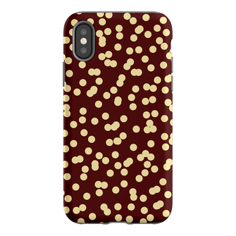 Mini Confetti Burgundy Butter Printed Phone Cases iPhone XS / Armoured by Veronica Tucker - The Dairy