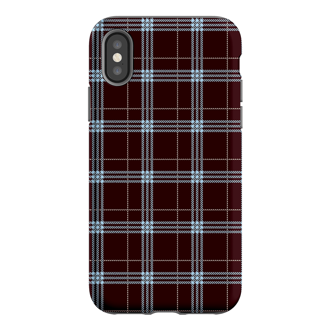 Mocha Plaid Printed Phone Cases iPhone XS / Armoured by The Dairy - The Dairy