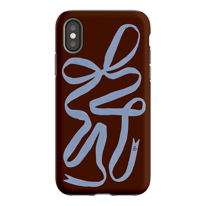Mocha Ribbon Printed Phone Cases iPhone XS / Armoured by Jasmine Dowling - The Dairy