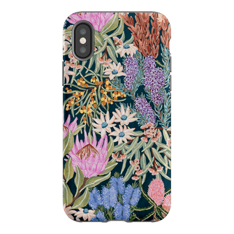 Moonlit Floral Printed Phone Cases iPhone XS / Armoured by Amy Gibbs - The Dairy