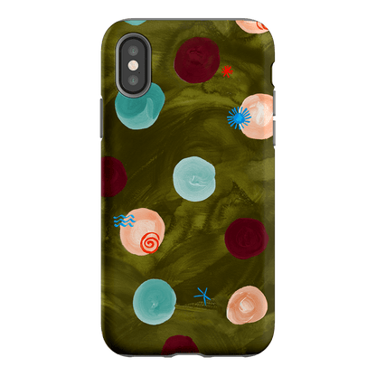 Olive Spot Printed Phone Cases iPhone XS / Armoured by Charlie Taylor - The Dairy
