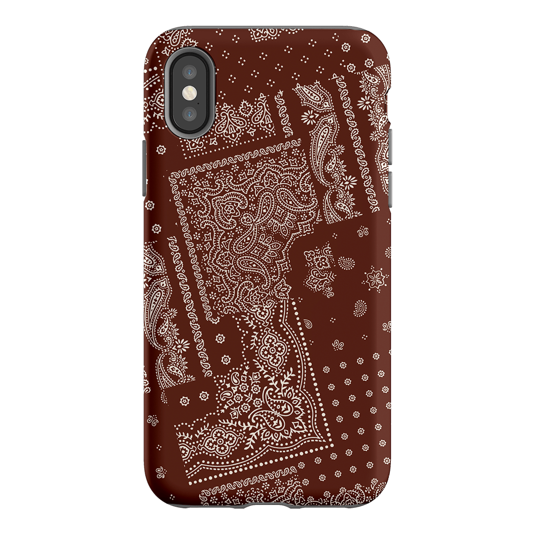 Paisley Cinnamon Printed Phone Cases iPhone XS / Armoured by The Dairy - The Dairy