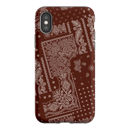 Paisley Cinnamon Printed Phone Cases iPhone XS / Armoured by The Dairy - The Dairy
