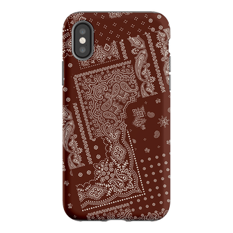 Paisley Cinnamon Printed Phone Cases iPhone XS / Armoured by The Dairy - The Dairy