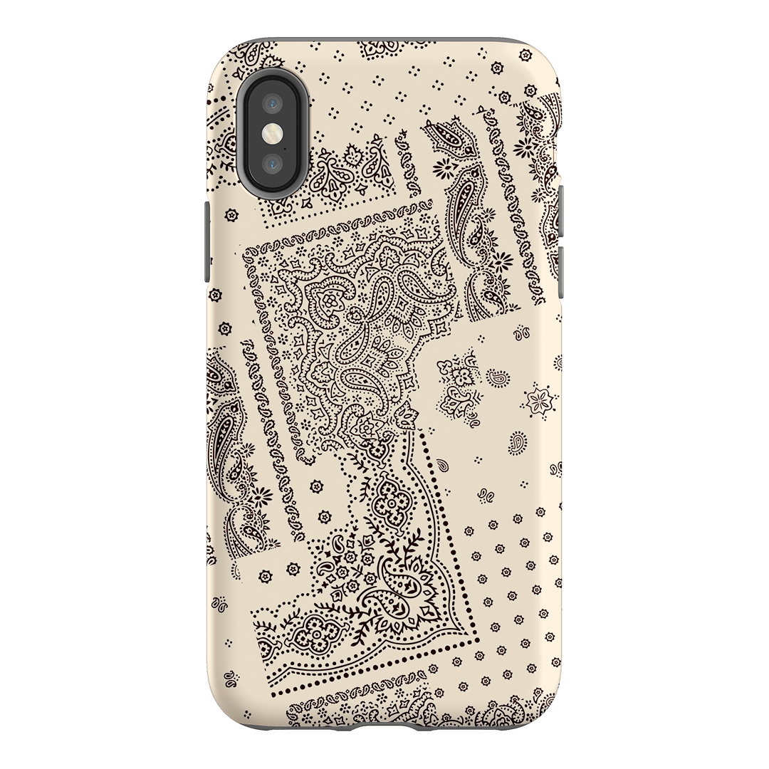 Paisley Ecru Printed Phone Cases iPhone XS / Armoured by The Dairy - The Dairy