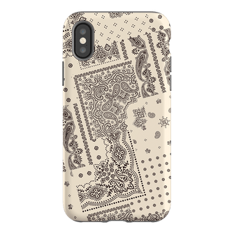 Paisley Ecru Printed Phone Cases iPhone XS / Armoured by The Dairy - The Dairy