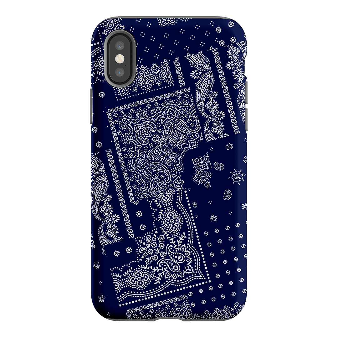 Paisley Indigo Printed Phone Cases iPhone XS / Armoured by The Dairy - The Dairy