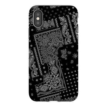 Paisley Noir Printed Phone Cases iPhone XS / Armoured by The Dairy - The Dairy