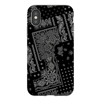 Paisley Noir Printed Phone Cases iPhone XS / Armoured by The Dairy - The Dairy