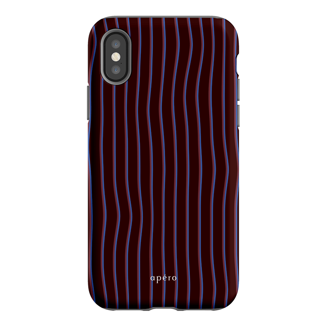 Panama Burgundy Printed Phone Cases iPhone XS / Armoured by Apero - The Dairy