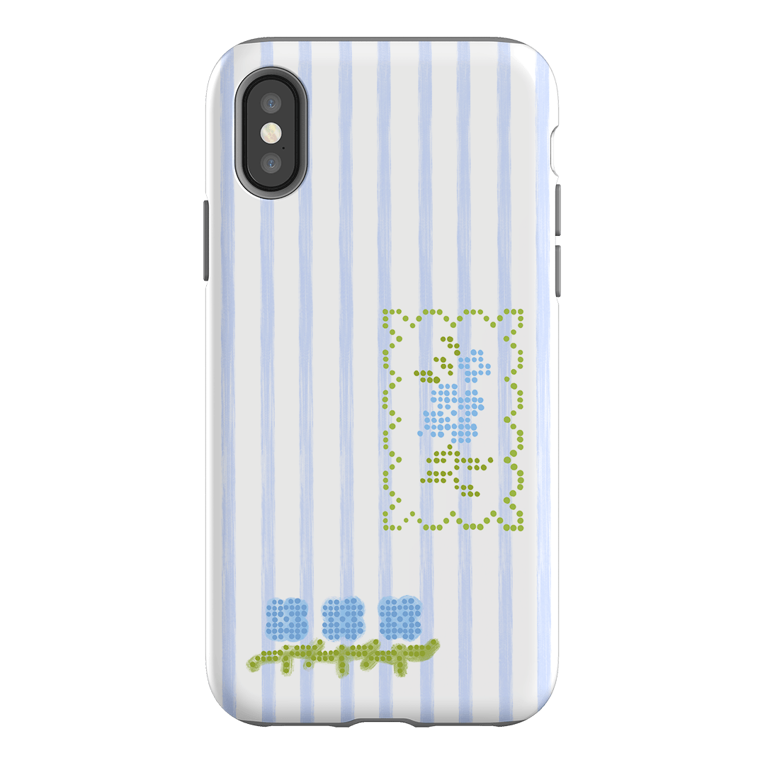 Patchwork Blue Printed Phone Cases iPhone XS / Armoured by Kayla Carr - The Dairy