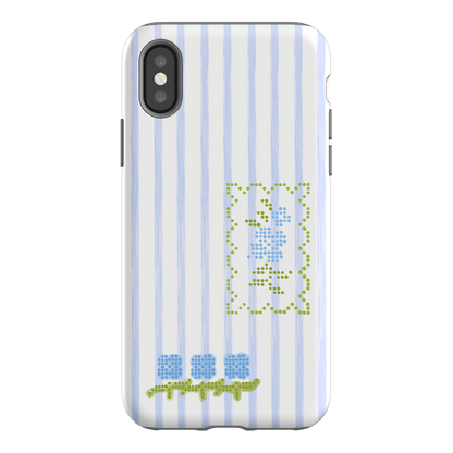 Patchwork Blue Printed Phone Cases iPhone XS / Armoured by Kayla Carr - The Dairy