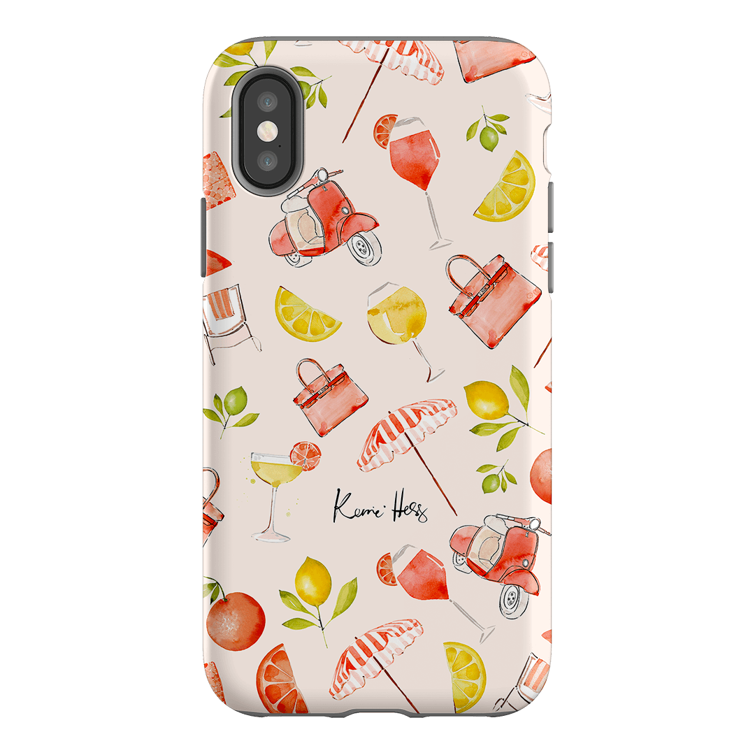 Positano Printed Phone Cases iPhone XS / Armoured by Kerrie Hess - The Dairy