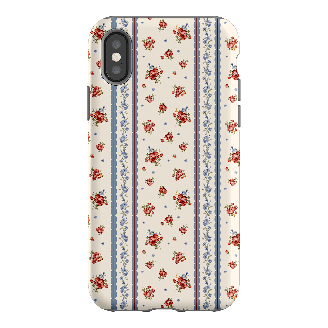Rose Stripe Printed Phone Cases iPhone XS / Armoured by Kasiags Art - The Dairy