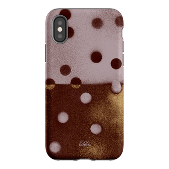 Rust Polka Dot Printed Phone Cases iPhone XS / Armoured by Jasmine Dowling - The Dairy