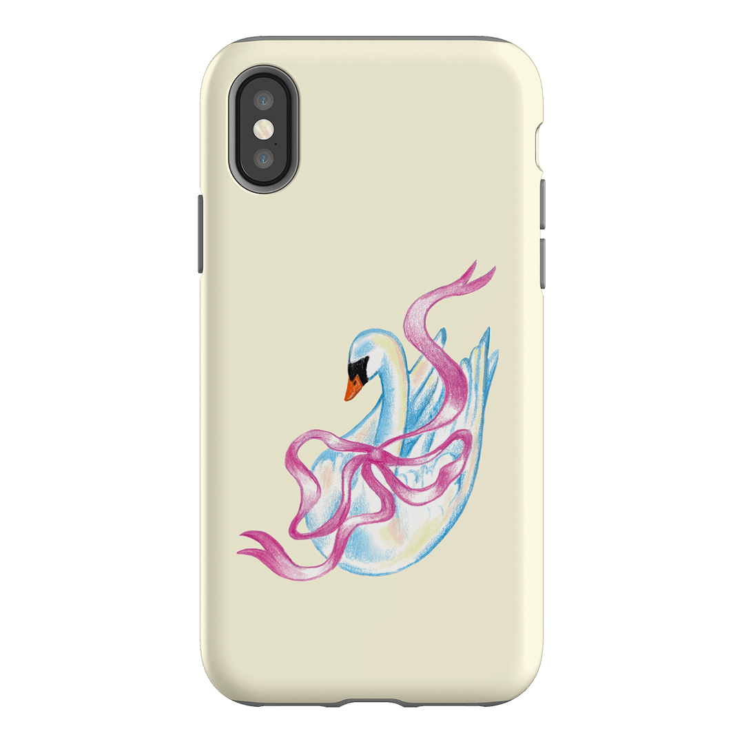 Satin Swan Printed Phone Cases iPhone XS / Armoured by Femke Studio - The Dairy