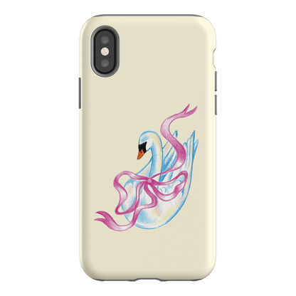 Satin Swan Printed Phone Cases iPhone XS / Armoured by Femke Studio - The Dairy