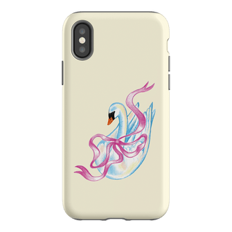 Satin Swan Printed Phone Cases iPhone XS / Armoured by Femke Studio - The Dairy